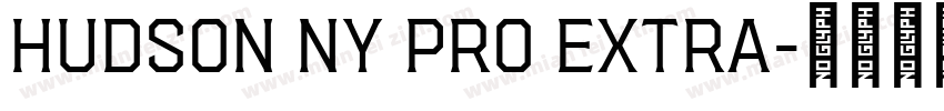 Hudson NY Pro Extra字体转换